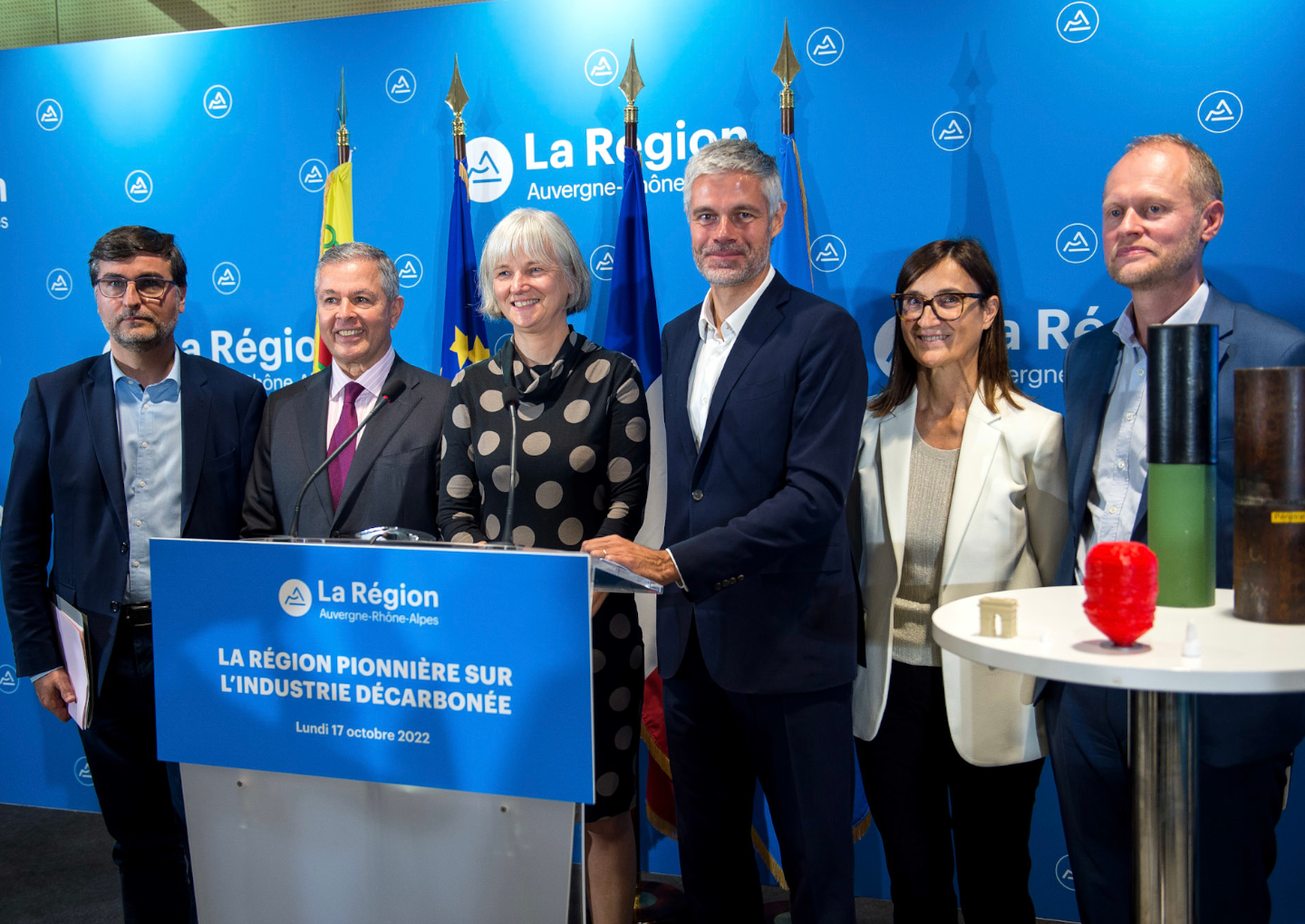 Conférence de presse pour un futur pipeline hydrogène - © Charles Pietri Conférence de presse pour un futur pipeline hydrogène