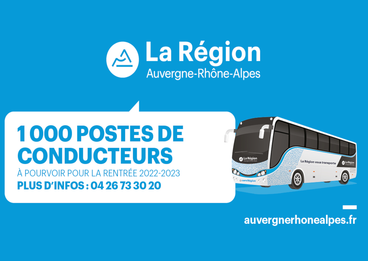 Campagne conducteurs transports scolaires - © Région Auvergne-Rhône-Alpes Campagne conducteurs transports scolaires