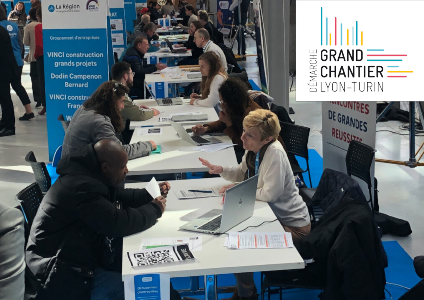 Chantier Lyon Turin job dating - © Région Auvergne-Rhône-Alpes Chantier Lyon Turin job dating