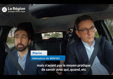 Preview image for the video "Ma Région mes services  : covoiturez avec MOV'ICI !".