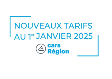 Nouveaux tarifs au 1er janvier 2025