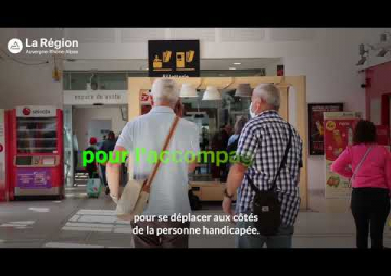 Preview image for the video "Ma Région mes services : gratuité des transports pour les accompagnants des personnes handicapées".
