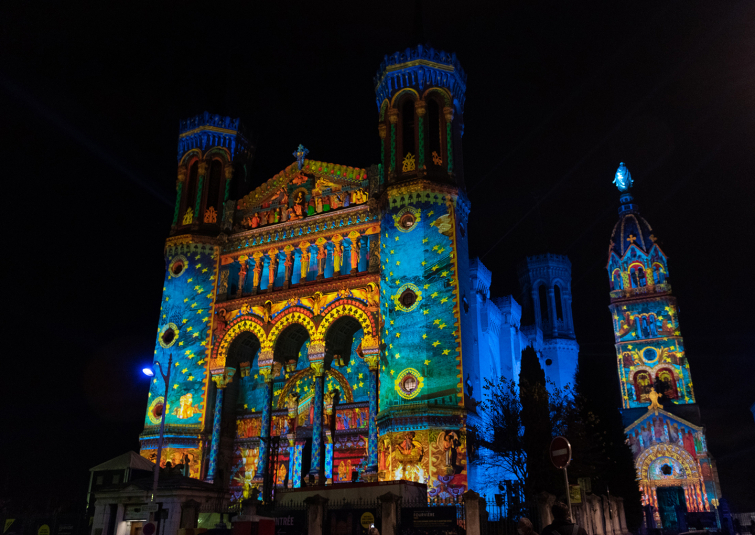 Région des Lumières Fourvière - © C. Piétri Région des Lumières Fourvière