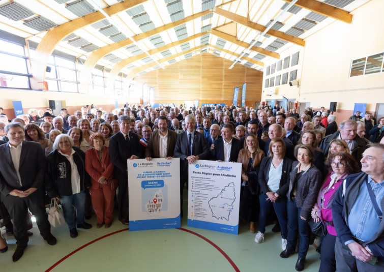 Signature du Pacte Région pour l'Ardèche