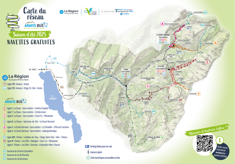Carte réseau été 2025